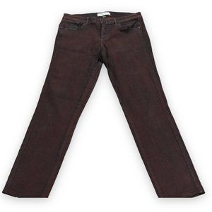 Habitual Jeans Womens 29 Cardinal Red Eve High Rise Skinny Stretch Comfortable‎
